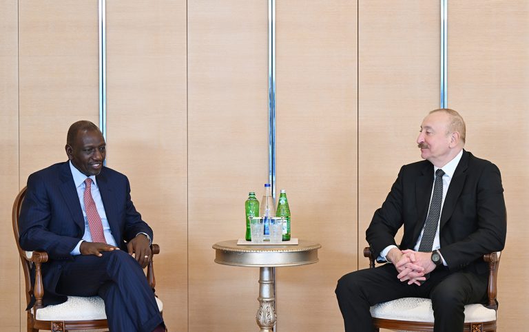 Prezident keniyalı həmkarını qəbul etdi – FOTOLAR