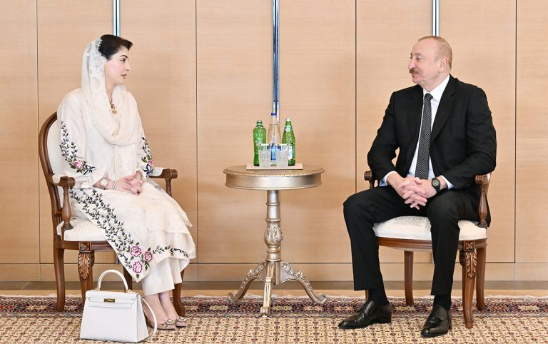 Prezident Məryəm Nəvaz Şərifi qəbul etdi – FOTOLAR