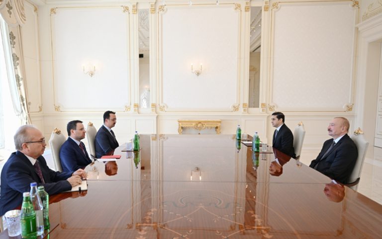 Prezident Türkiyənin ədliyyə nazirini qəbul etdi – FOTOLAR