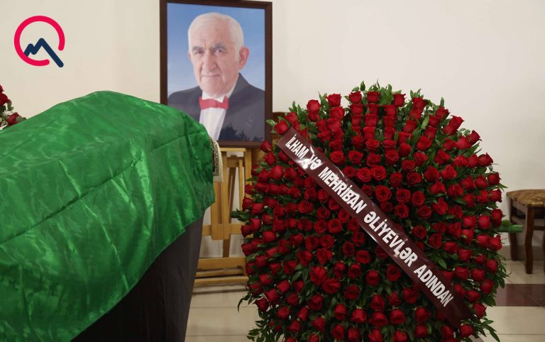 Prezidentlə xanımı vida mərasiminə əklil göndərdi – FOTO