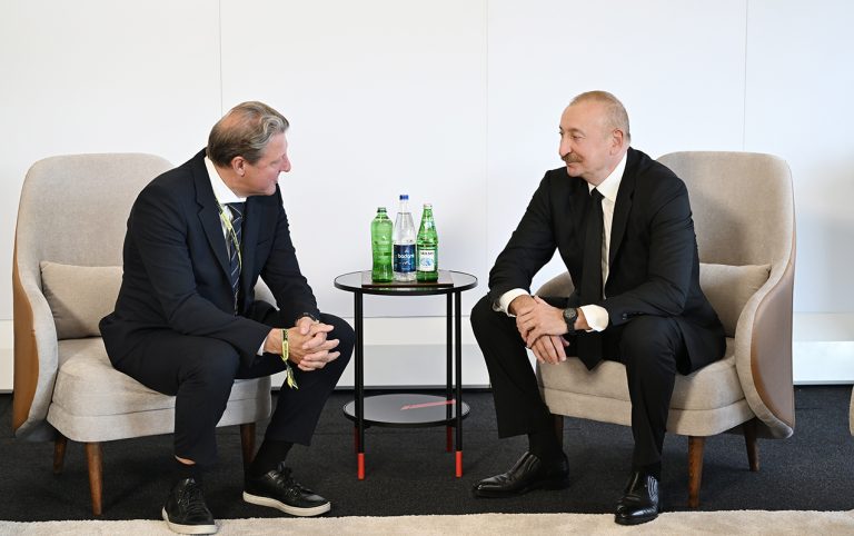 Prezident Aleksandr Oşpelti qəbul etdi – FOTOLAR
