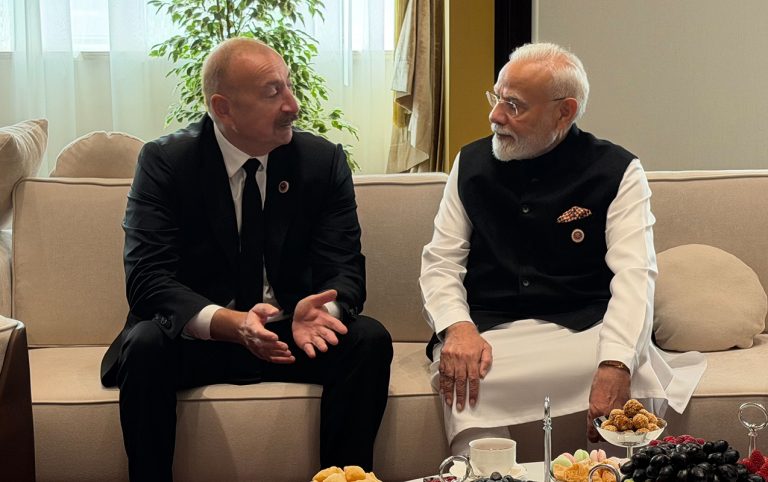 Prezidentdən Narendra Modi ilə görüşü barədə paylaşım