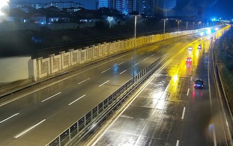 Bu yolda sürət həddi müvəqqəti endirildi