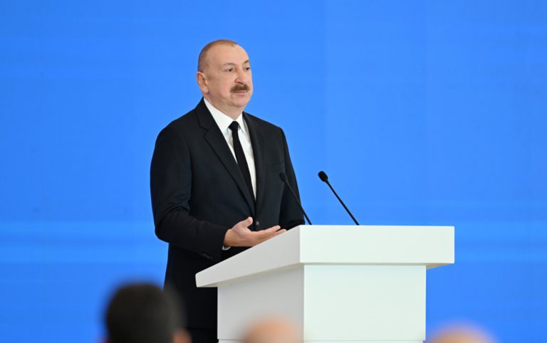 İlham Əliyevdən konfrans iştirakçılarına müraciət