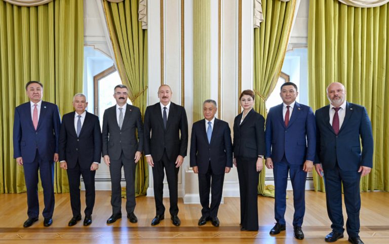 Prezident bu ölkələrin təhlükəsizlik üzrə rəhbər şəxslərini qəbul etdi – FOTOLAR