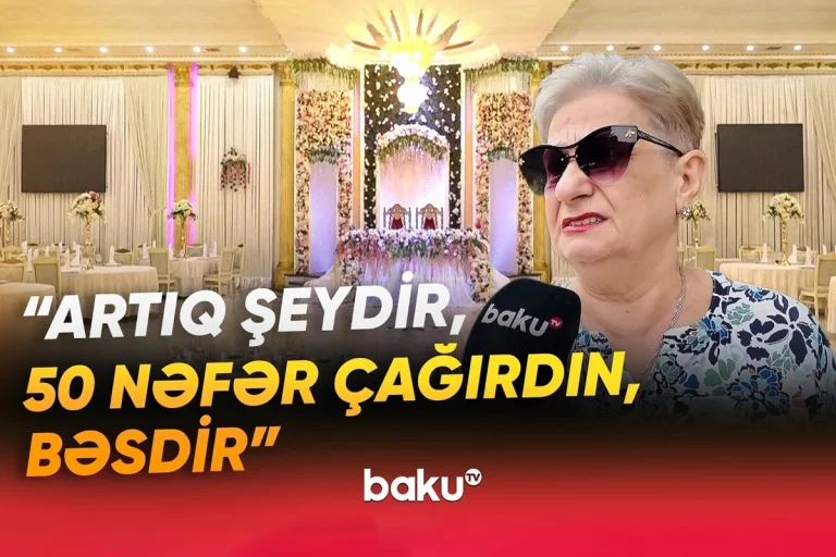 Toy biznesində böhran: Şadlıq evləri mərasim zallarına çevrilir – VİDEO